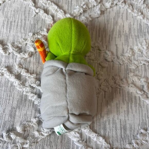 Vintage 1997 Sesame Street Beans Oscar the‎ Grouch Plush - Picture 3 of 4